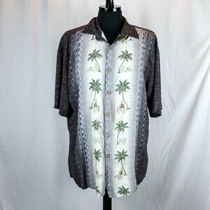 Paradise Collection Hawaiian Shirt Palm Tr…
